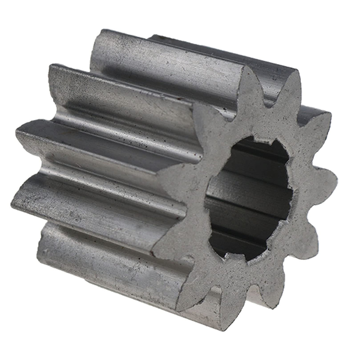 DVPARTS steering sector pinion gear side view reveals compact form for easier turning