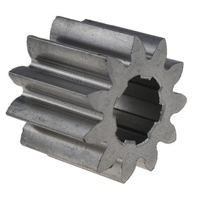 DVPARTS steering sector pinion gear side view reveals compact form for easier turning