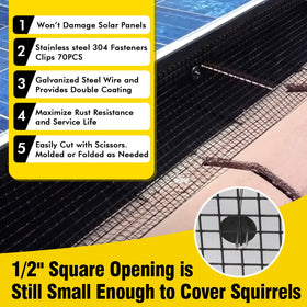 DWALE 70 fasteners included demonstrate secure installation