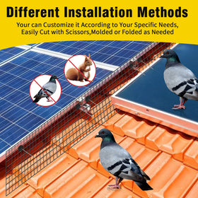 DWALE galvanized fastener clips set for secure roof mounting