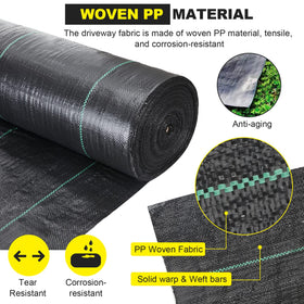 DWALE permeable fabric designed for French drains and garden landscaping.
