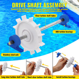 DWALE Polaris 280 drive shaft enables precise propulsion and smooth movement.