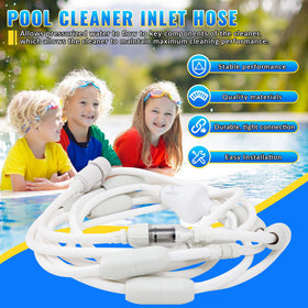 DWALE pool cleaner feed hose total length 32-8 feet for flexible setups
