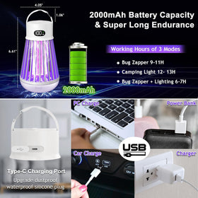 Dwcom Trap 2000mAh rechargeable battery for cordless use