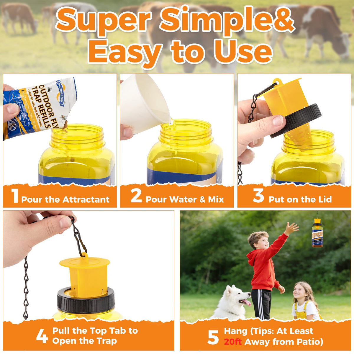 Dwcom Trap easy installation for quick outdoor setup