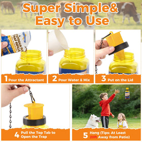 Dwcom Trap easy installation for quick outdoor setup