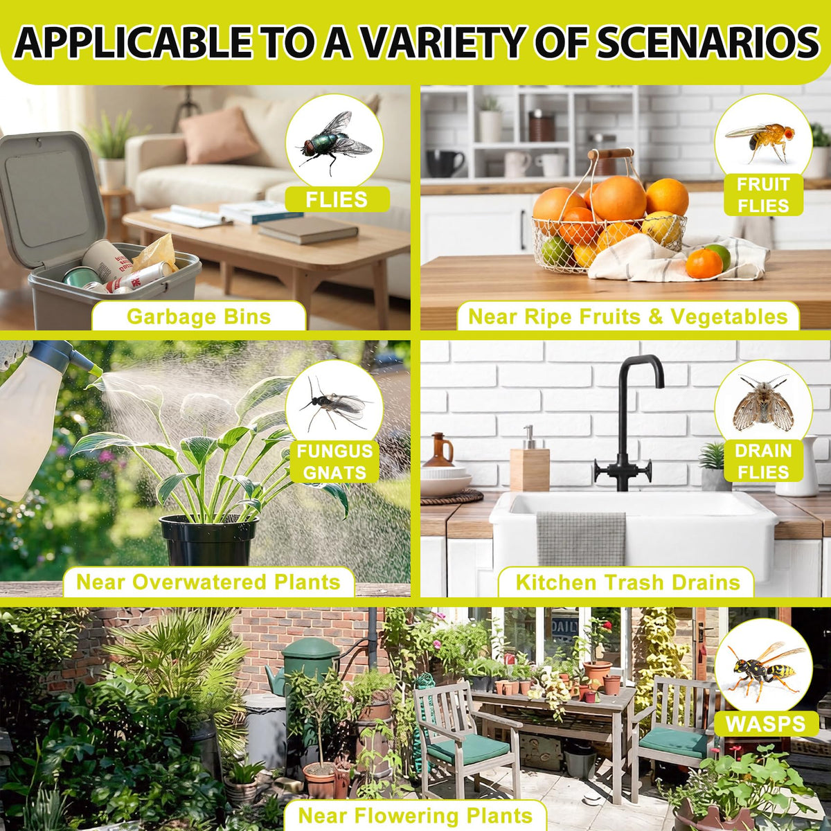 Dwcom Trap flying insect catch aids pest management around home