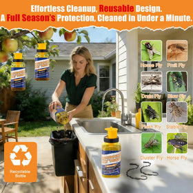 Dwcom Trap funnel entrance helps flies enter easily