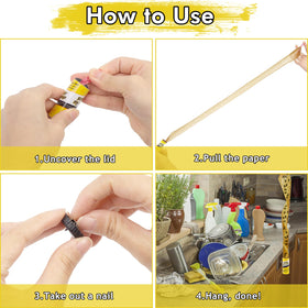 Dwcom Trap hanging pin enables easy installation.
