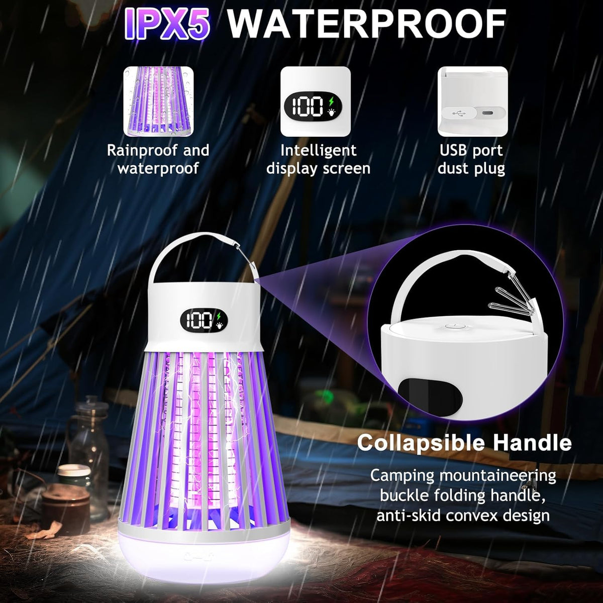Dwcom Trap IPX5 waterproof design for outdoor use
