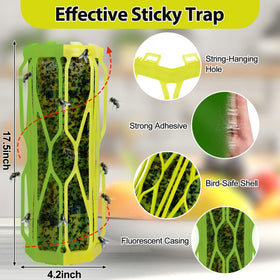 Dwcom Trap sticky paper assembly shows easy setup for pest control