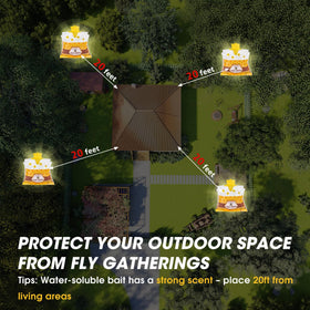 Dwcom Trap weather tips guide placement by temperature.