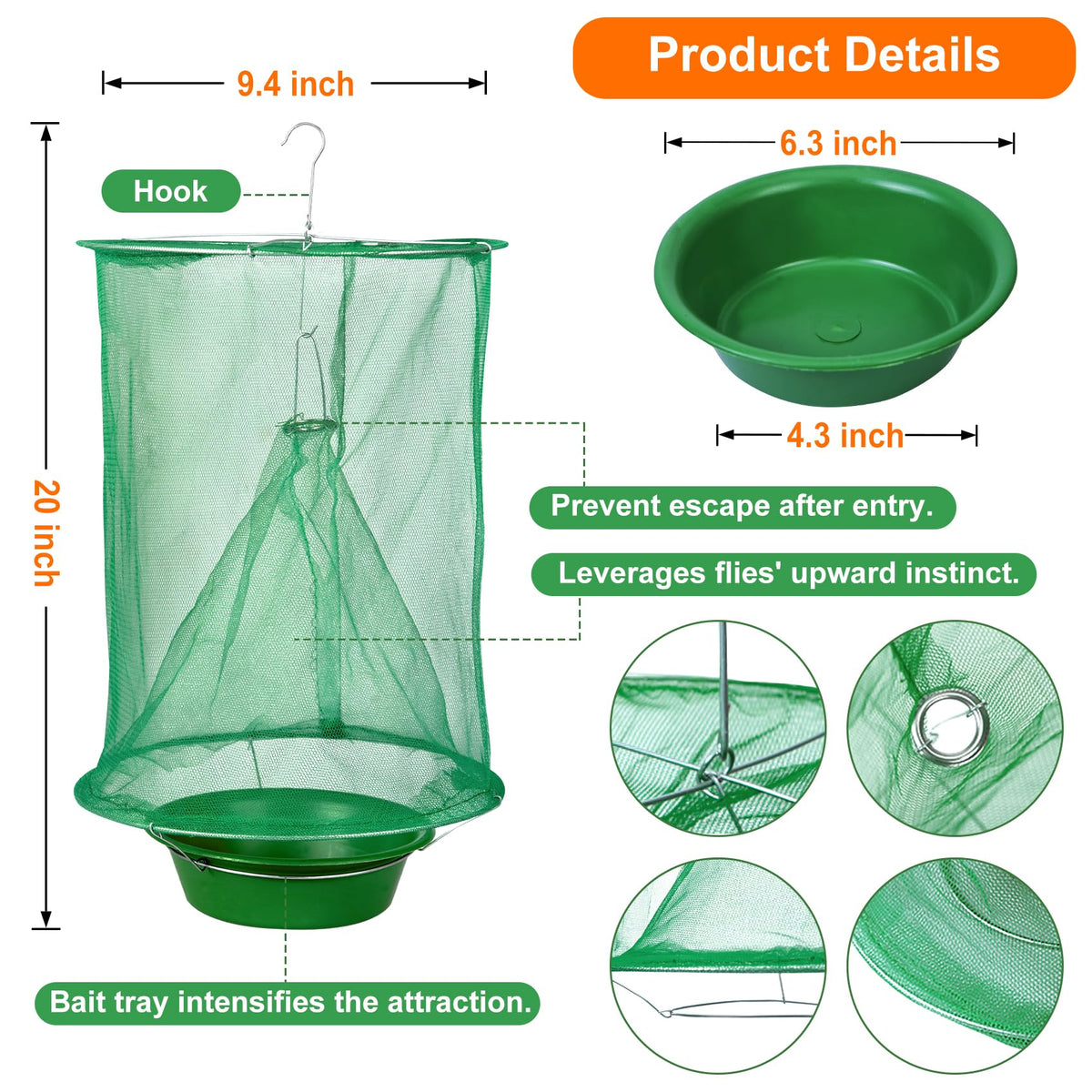 Dwcom Trap two-part construction stays sturdy and pet-safe.