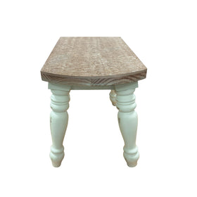 Dwellington rustic kitchen and bathroom decor plant stand with vintage finish