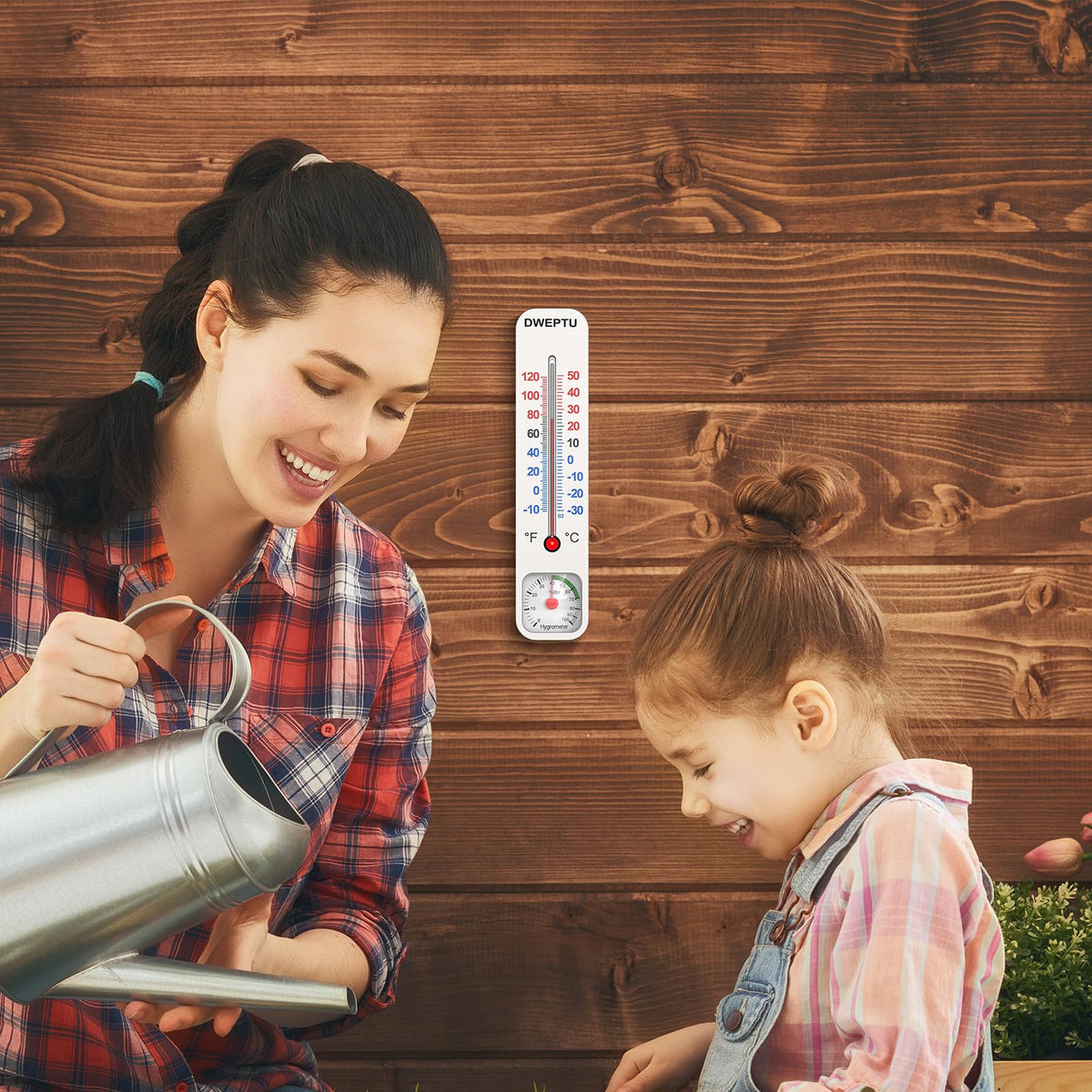 DWEPTU easy-read dial provides quick humidity and temperature checks
