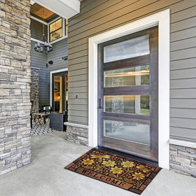 DWKKX outdoor entrance mat designed to resist winter weather.