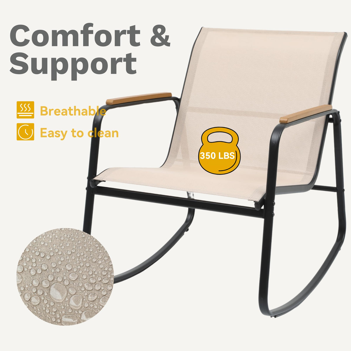 DWVO easy assembly ensures quick setup for outdoor enjoyment.
