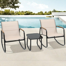 DWVO textilene seat detail highlights durable, weather-ready material.