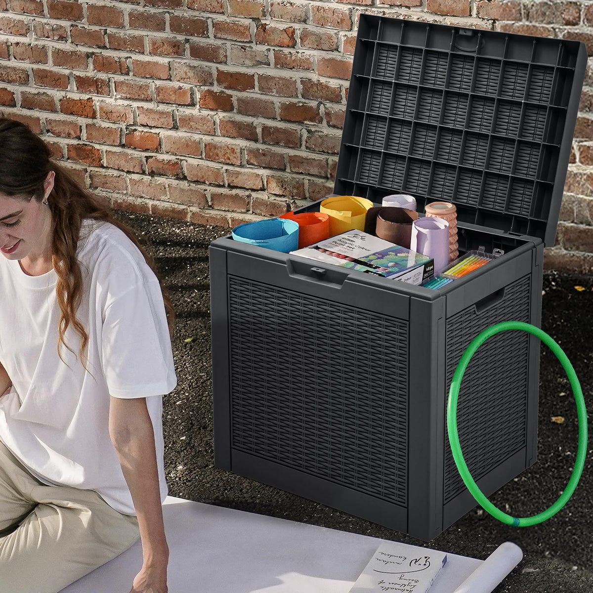 DWVO waterproof poly resin material resists weather and fading