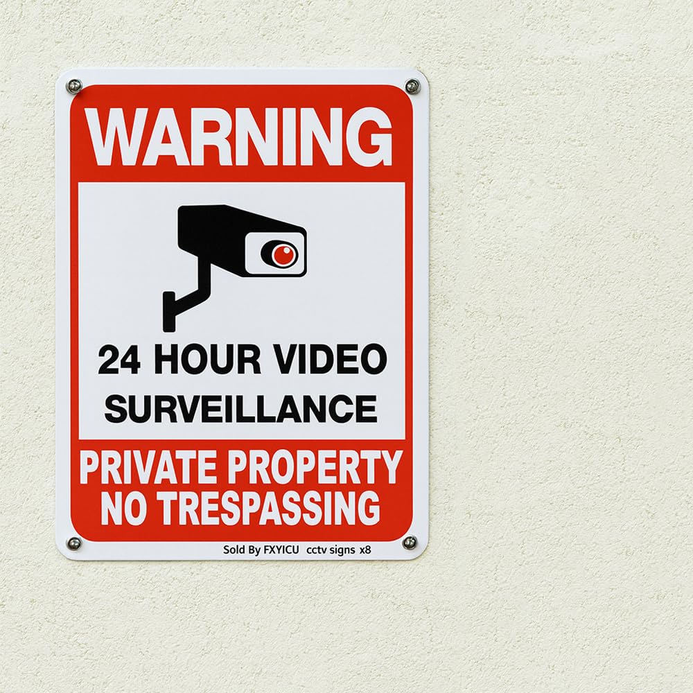Dxyizus easy install sign with four pre drilled holes for mounting.