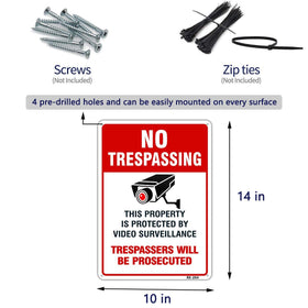 Dxyizus easy-mounting sign with pre-drilled holes enables quick installation.