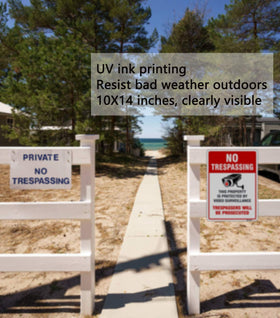 Dxyizus two-pack value sign set covers multiple entrances effectively.