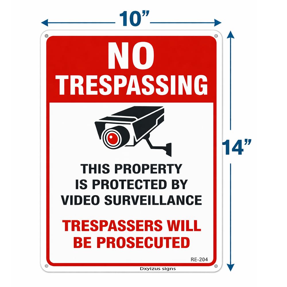 Dxyizus Signs aluminum UV ink durable sign resists weather.