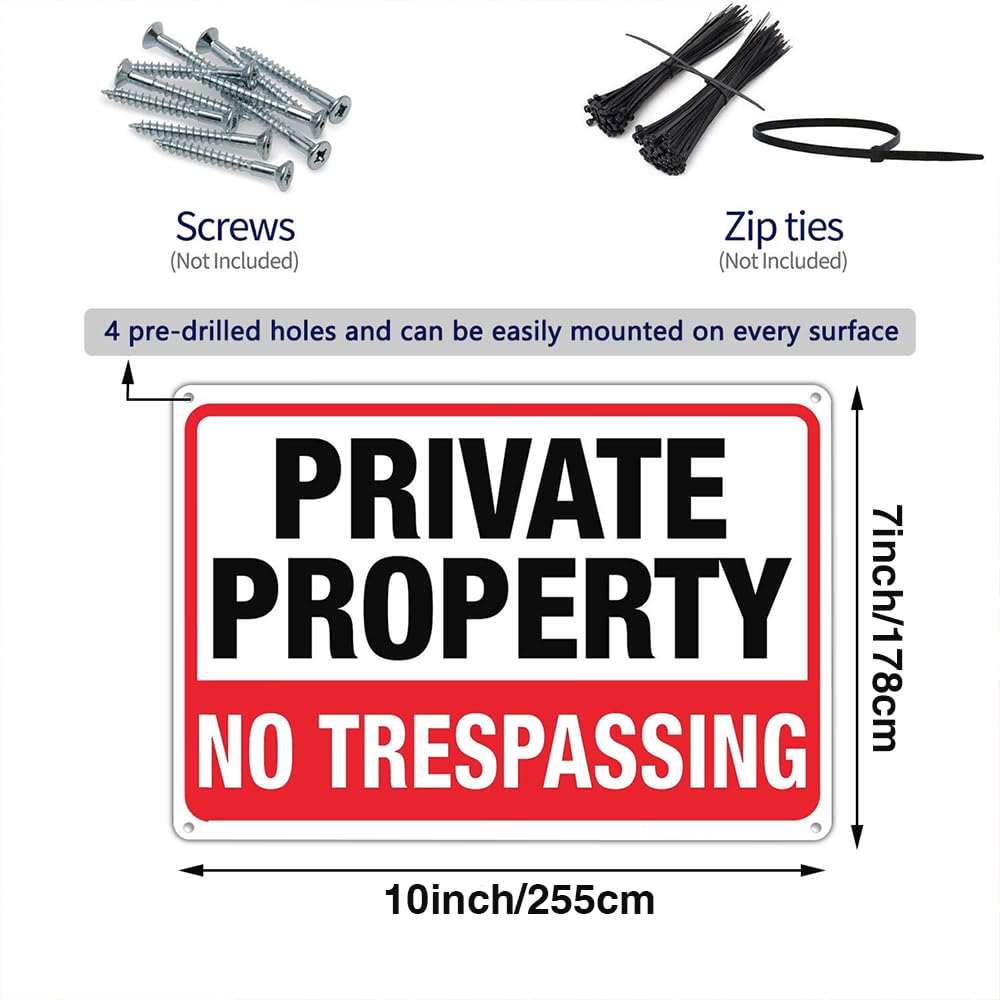 Dxyizus Signs easy installation with four pre-drilled corners