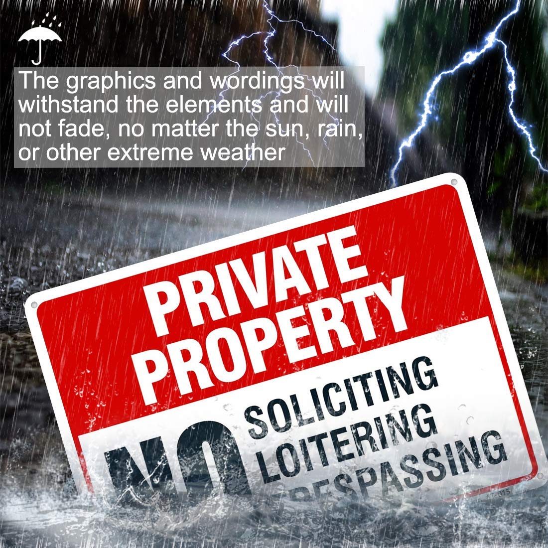 Dxyizus Signs weatherproof signage for outdoor doors and gates with vivid graphics