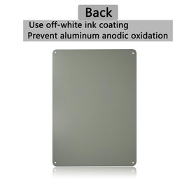 Dxyizus weatherproof signage resists weather and fading for outdoor use.