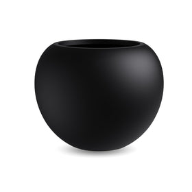 DYCYRQ round fiberstone planter with 17in diameter, ideal for spacious indoor plant displays.