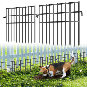 Dyemair garden barrier fence, 37ft total length, deters digging in yards.