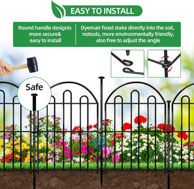 Dyemair no-dig barrier keeps dogs out while preserving outdoor garden areas