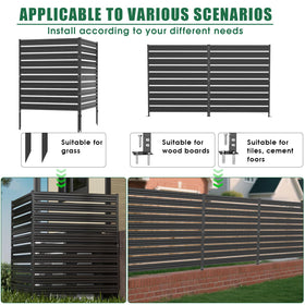 Dyemair no-dig installation fence includes stakes and screws for quick setup.