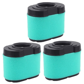 Dylawnio air filter 3-pack ready for mower replacement, clean and simple to swap