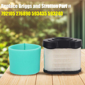 Dylawnio air filter compatible with Briggs & Stratton extended life engines