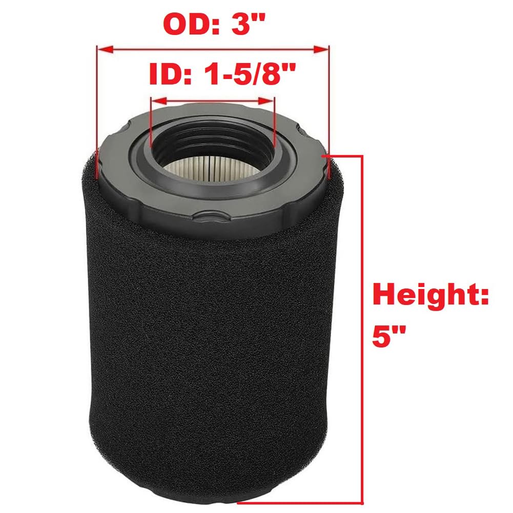 Dylawnio included fuel filter and spark plug kit ensures convenient maintenance.