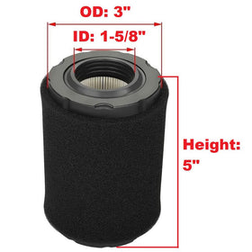 Dylawnio included fuel filter and spark plug kit ensures convenient maintenance.