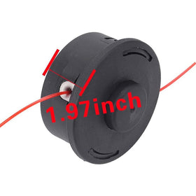 Dylawnio auto-cut head with ground-tap feed action for easy use.