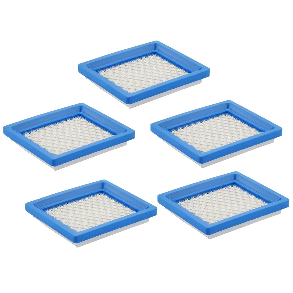 Dylawnio XT675 air filter pack 5 close-up shows precise fit for compatible mower engines.