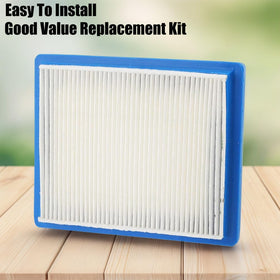 Dylawnio XT675 air filter pack 5 in hand demonstrates easy maintenance.