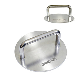 DYMACHINE easy-clean patty press simplifies cleanup after meals.