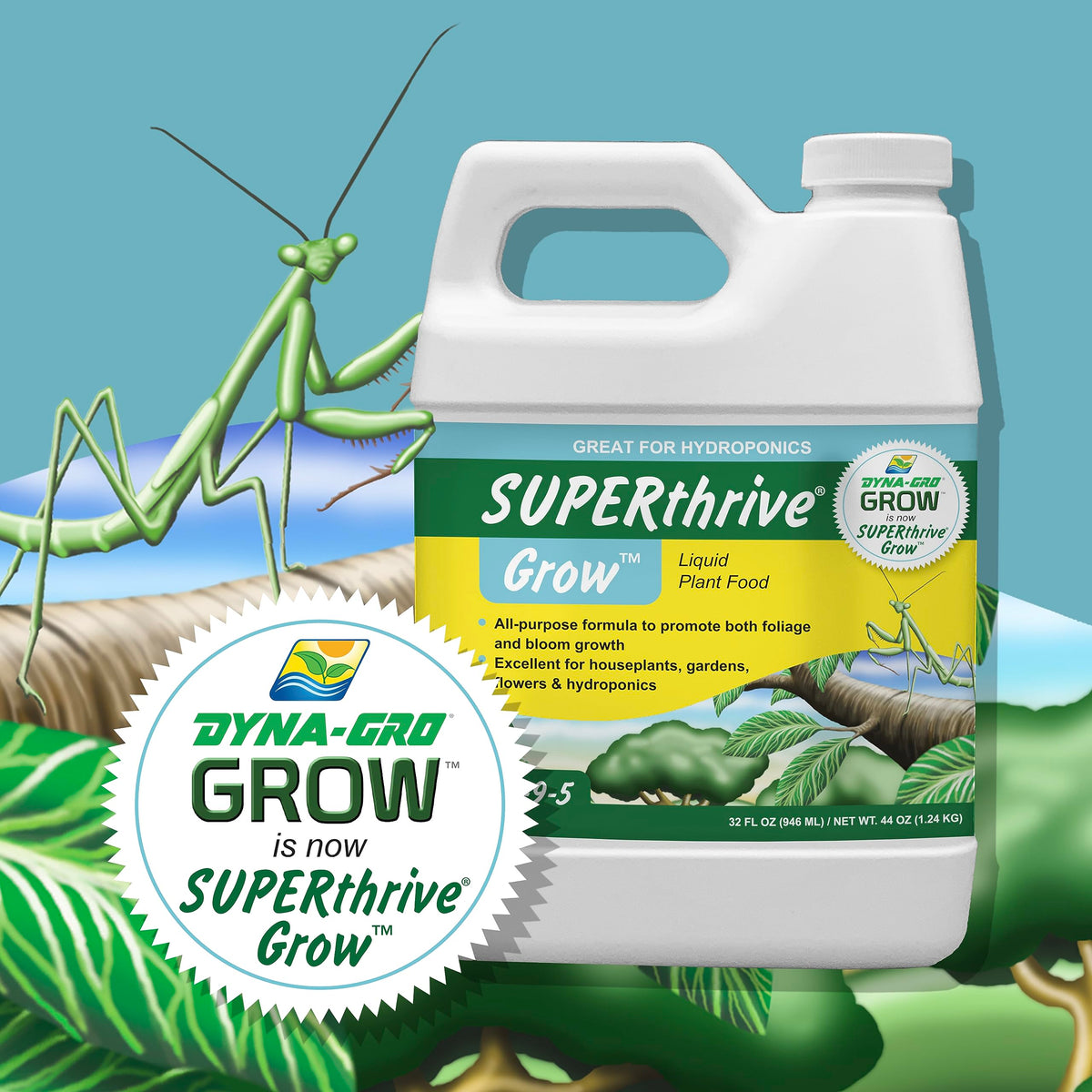 Dyna-Gro Grow dilution mixing demonstrates quick preparation for steady feeding