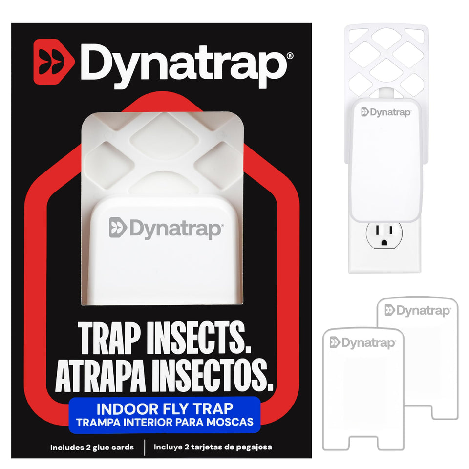 DynaTrap DT3007W UV light attracts flying insects indoors for quick control