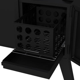 Dyna-Glo DGO1890BDC-D sausage hooks and rib racks add versatility.