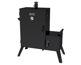 Dyna-Glo DGO1890BDC-D wide-body smoker exterior for spacious cooking.