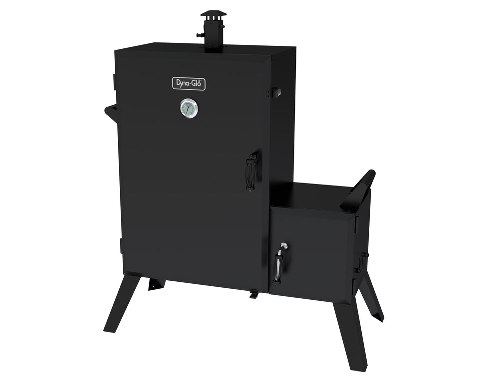 Dyna-Glo DGO1890BDC-D wide-body smoker exterior for spacious cooking.