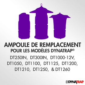 Dynatrap DT1250 UV light bulb helps preserve protection across seasons.