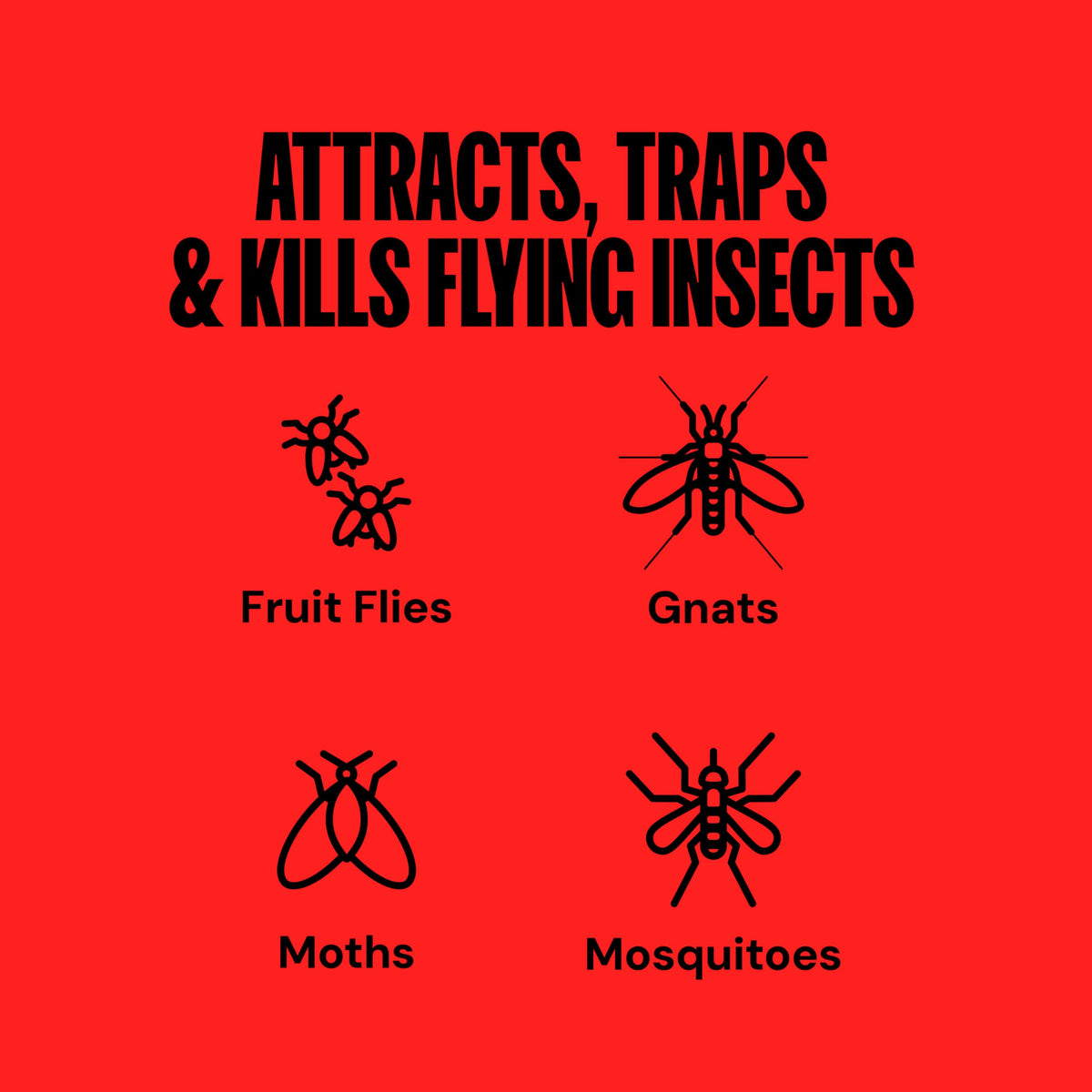 DynaTrap DT152 CO2 lure mimics breath to draw mosquitoes toward the trap.