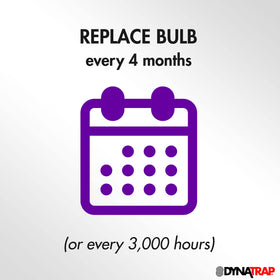 Dynatrap DT1000-12V UV bulb offers durable outdoor coverage.